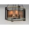 Maxim Lighting Boundry 6-Light 24" Wide Black / Barn Wood / Antique Brass Chandelier 27565BKBWAB - alternate 4